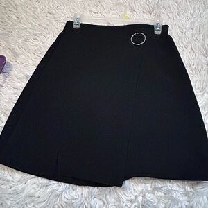 Charlotte Russe Black split mini  Skirt y2k